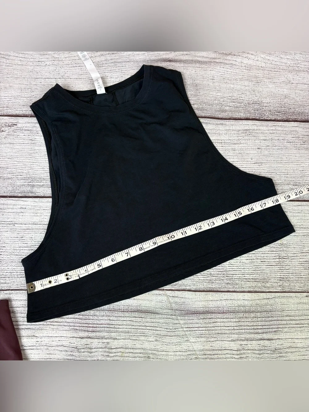 Lululemon Black Muscle Love Crop